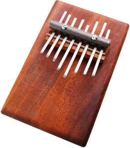 The tongues are of different lengths, thus creating a higher or lower pitch for each one, and they are played by plucking with the thumb. The most popular wooden drum is the slit drum.