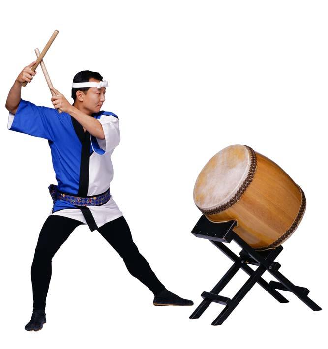 Do You Know? The biggest drum: Some Taiko drums are taller than a grown man. The smallest drum: Your eardrum! This membrane receives and transmits sound waves in the ear.