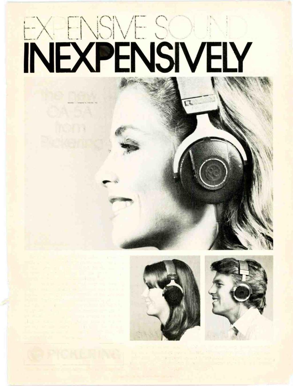 x111\sve SObNDIII INEXPENSIVELY the new OA -5A from Pickering re`. 1979 PICKERING & CO INC With the introduction of the OA -5A Pickering adds a new dimension to an already great line of headphones.