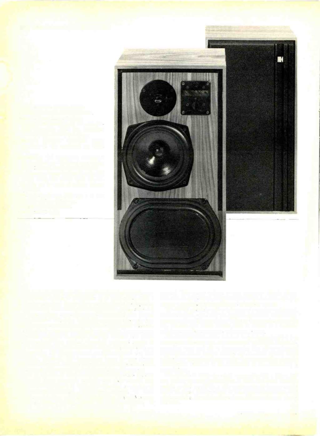 KEF 104aB Loudspeaker System Manufacturer's Specifications Frequency Range: 30 to 40,000 Hz. Nominal Impedance: 8 ohms.
