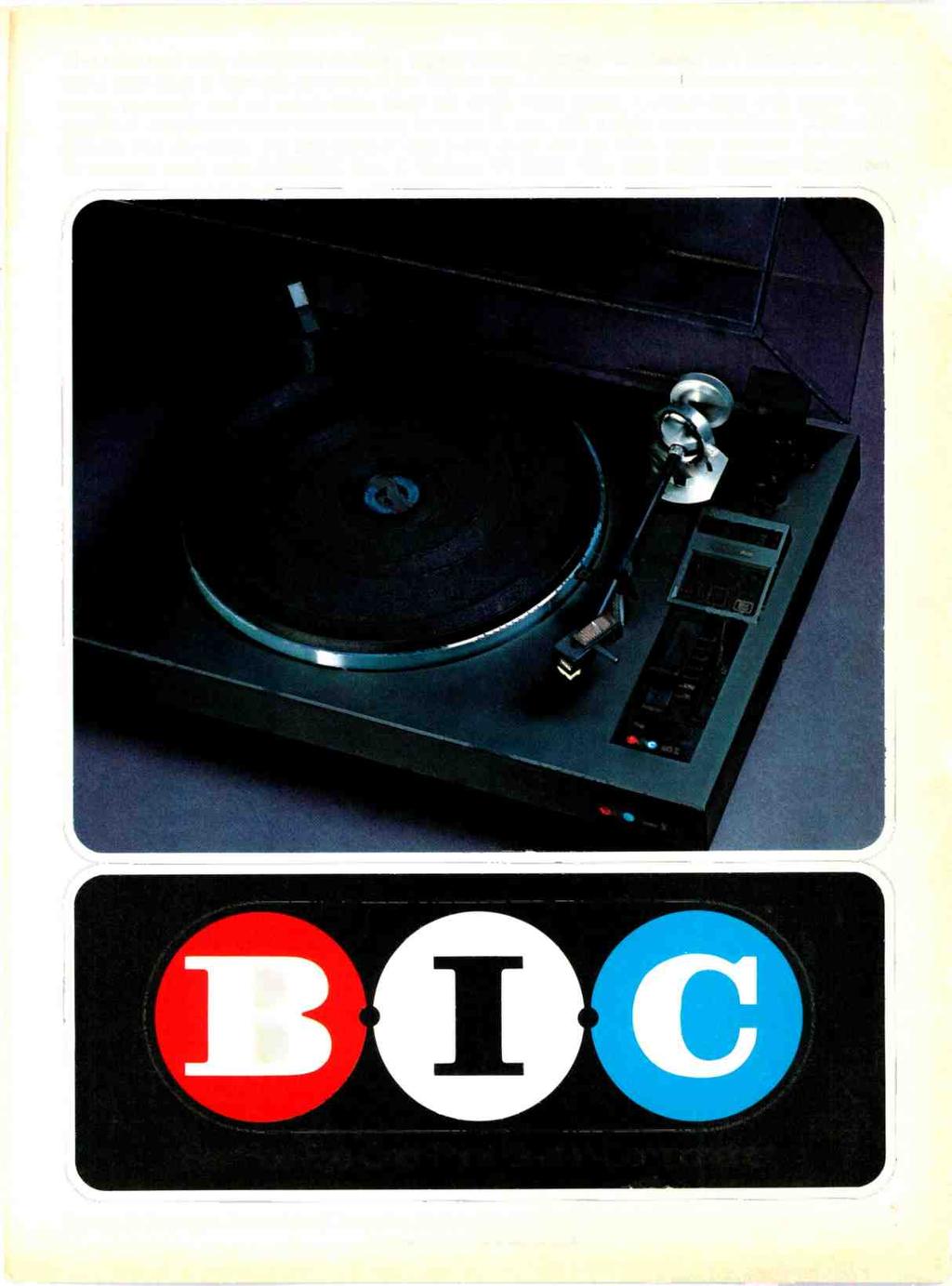 The one and only computer -locked, digital drive changer -turntable. B l C introduces the 80Z.