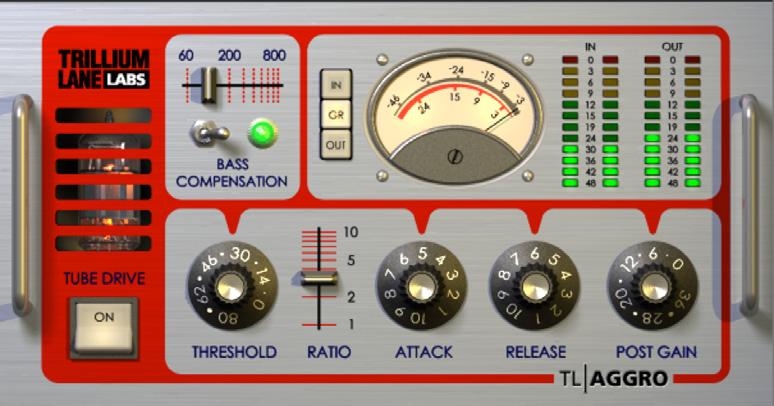 chapter 3 TL Aggro (TDM and RTAS) Introduction TL Aggro is a TDM and RTAS compressor plug-in that is modeled on vintage FET compressors.