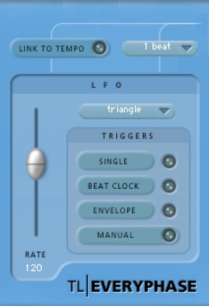When the Source is set to LFO, modulation is controlled by the LFO. When it is set to Envelope (ENV), modulation is controlled by the Envelope Detector which listens to the audio signal.