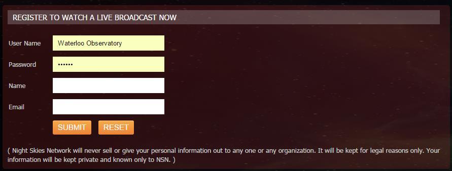 Obtaining a Viewer Account So you have been watching all of the other Broadcasters as a Guest, and you would like to become more active but are not yet ready to Broadcast.