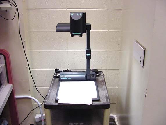 Document Camera The document camera can display printed pages, books, magazines and even three dimensional objects.