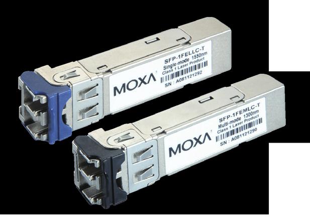 ID functionality Class 1 Laser International Safety Standard IEC 825 Compliant EN : 60825 Ethernet Ports: 1 Connectors: Duplex LC Connector Optical Fiber Fast Ethernet Period: 3 years SFP-M SFP-S