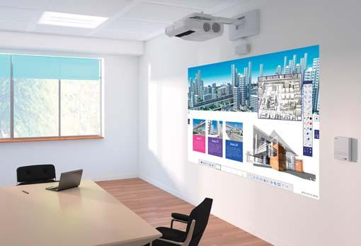 Larger Images With a projection screen size of up to 100 inches, you enjoy bigger image projection for greater visibility.