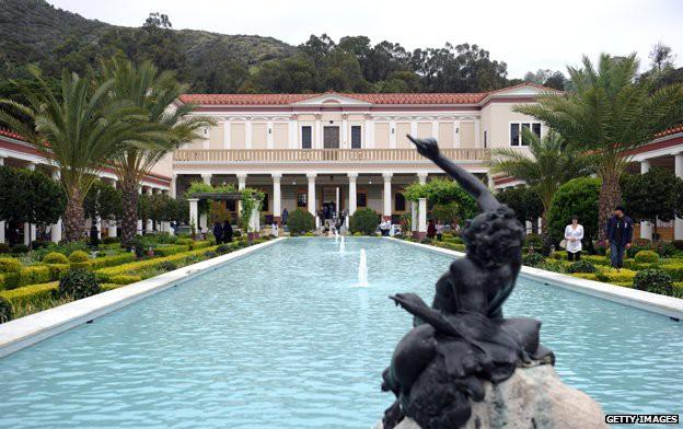 When he came to plan his own exercise in cultural showing off, J Paul Getty chose to copy Piso's villa for his own Getty museum in Malibu, California.