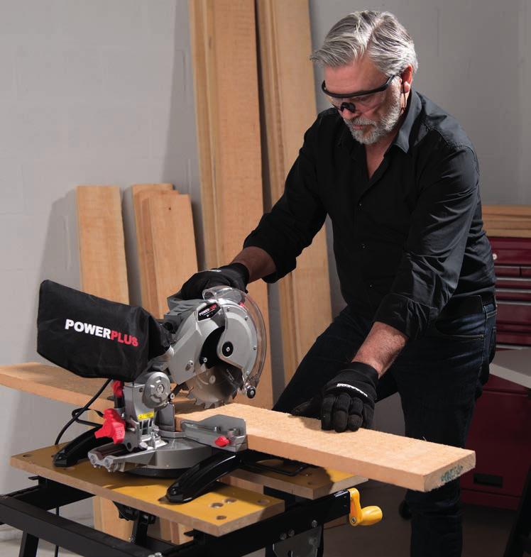positioning INCLUDED: 1x mitre saw - 1x