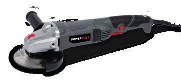 power-on LED INCLUDED: 1x angle grinder - 1x auxiliary handle (2 pos.