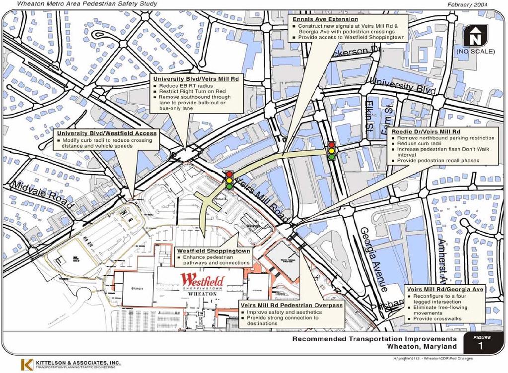 Wheaton Kittelson Connectivity Concepts Source: Wheaton Station Area