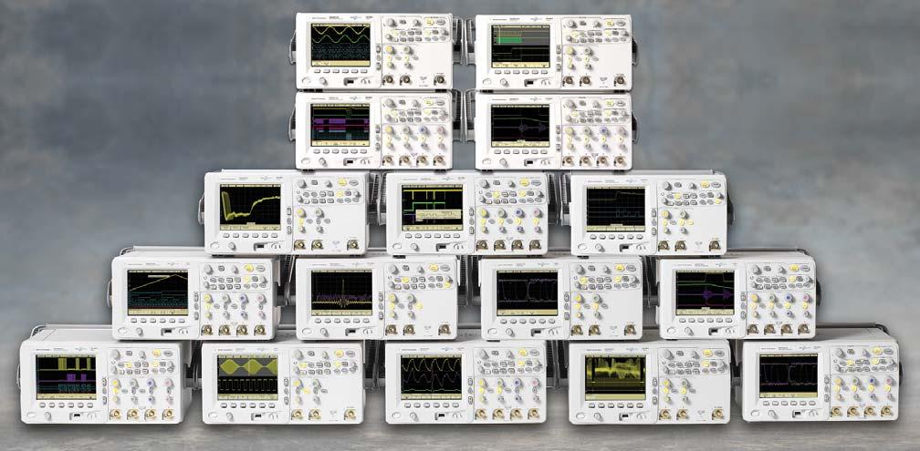 Selection guide Figure 1. The 6000 Series family shown with 2+16-channel, 4+16-channel MSO and 2- and 4-channel DSO models. Agilent focuses on developing products that help you do your job better.