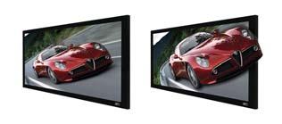 Built-in technology not only sets the video wall (up to 15x15), but can also adjust the bezel size.