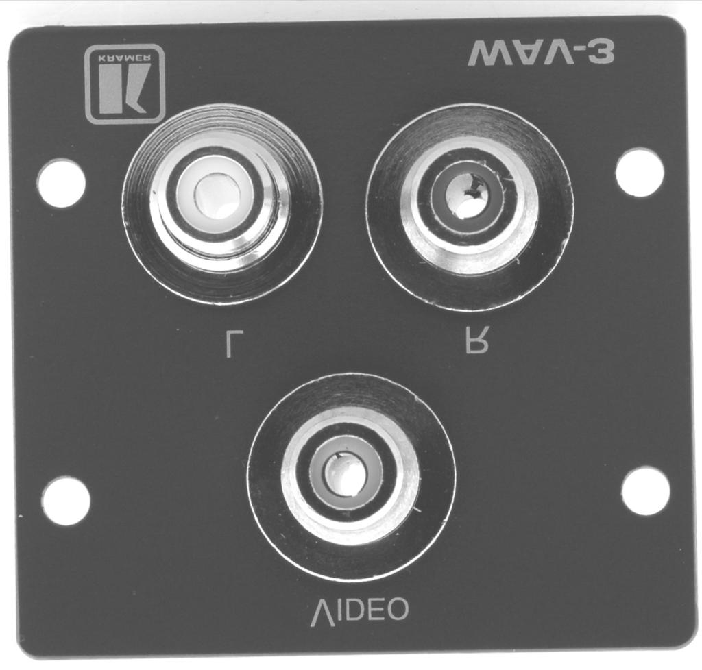WAV-3, WA-1P, WA-1H, WAV-1R, WAV-1RP Wall Plate Inserts 5 WAV-3, WA-1P, WA-1H, WAV-1R, WAV-1RP Wall Plate Inserts This section describes the following wall plate inserts: WAV-3 (see