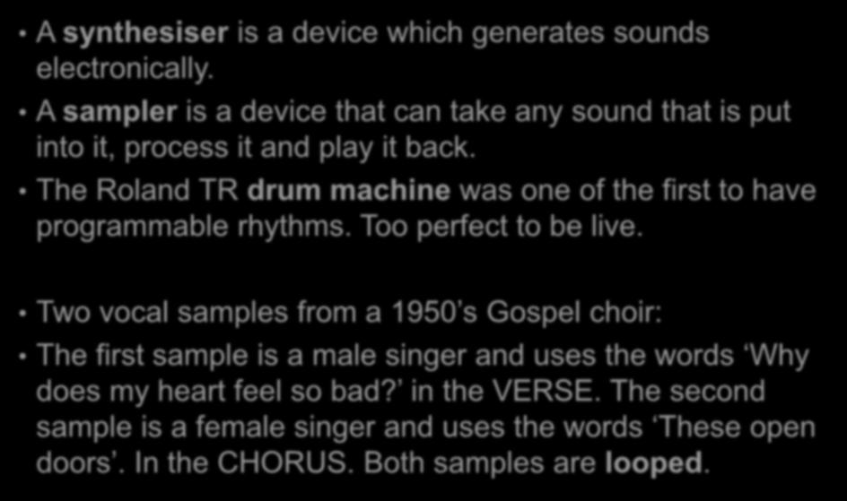 The Roland TR drum machine was one of the first to have programmable rhythms. Too perfect to be live.