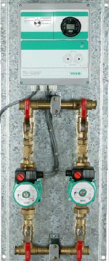 Commercial Hot Water Dual hot water circulator systems 19 Wilo-Dual Circulator Systems S2R-3D Panel provides duty/standby operation with time activated changeover Volt-free contacts for collective