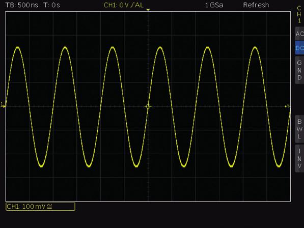 Frequency analysis Due to the high-performance FFT functionality of the R&S HMO oscilloscopes, signals can also be analyzed in the frequency domain with up to 128 000 points.