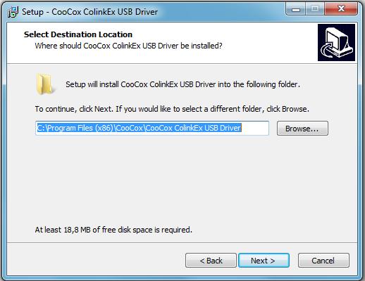 download driver from http://www.coocox.