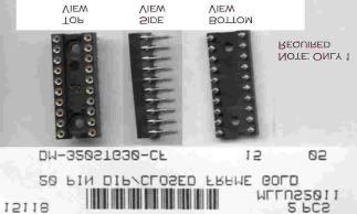98 1 20-pin Socket for 74HCT244 (Optional) Part No: