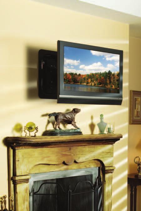 Once the LR1A is in place, choose a full-motion mount (model LRF118, VM400, or MF215) that fits your TV.