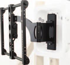 5" 9 cm LRF118-B1 LRF118-S1 Full-motion Wall Mount for large flat-panel TVs Allows ±6 lateral roll to ensure TV is perfectly level after hanging 29.5" w x 1.5" 17" d x 19.