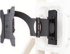88) to attach center channel and side speakers; Arm can be padlocked for enhanced security 1.5" 17" 3.8 43.