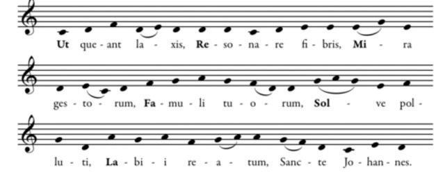 Since Ut is the only syllable in the collection ending on a hard consonance, it was eventually replaced by the syllable Do (from Domine -Latin- Lord ) to facilitate singing.
