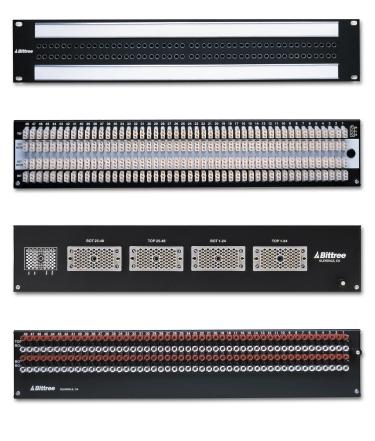 BANTAM (TT) 961 SERIES ALL OUR AUDIO PATCHBAYS are built to AES/EBU specifications, and are internally wired with low-capacitance, shielded, 110-ohm twisted pairs.