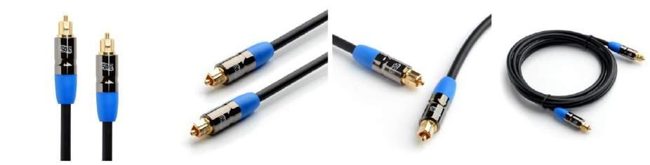 Cable 6FT -Male/Male, gold plated connectors -black metal 0mm -bare copper conductor, #53