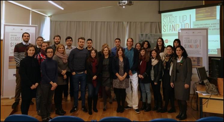 Nª3 2015 3 A finais do pasado ano, a Universidade de Vigo acolleu a xornada de lanzamento do programa StartUp, StandUp!