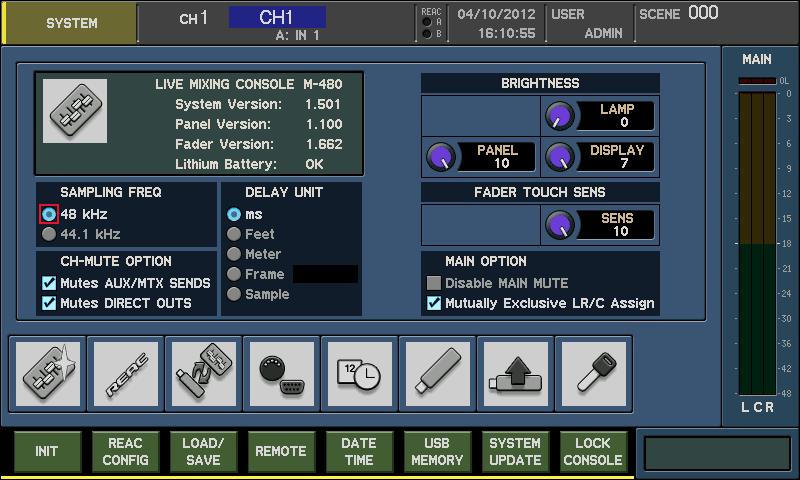 Cross Matrix LCR - V-Mixer Configuration When using Cross Matrix LCR, a Matrix processor is used to setup preset convergence and delays on Main out speakers.
