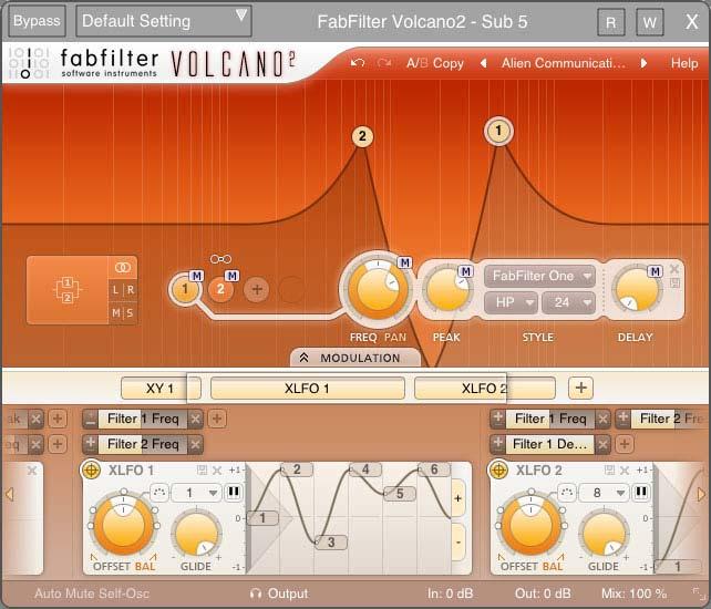 Volcano2 FabFilter Volcano has proven to be one of the few plug-ins that offer convincing high quality digital filtering with unique analog character.