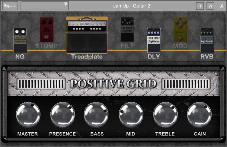 6 Positive Grid JamUp Positive Grid brings the industry-acclaimed tone quality into the Auria system, the JamUp Essential Package provides in total 22 authentic models, it's the one stop to cover the