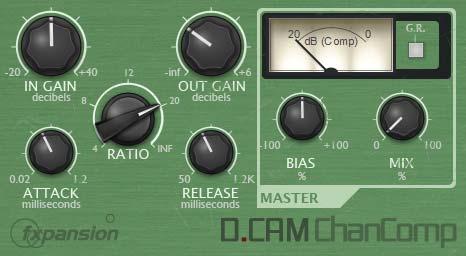 DCAM ChanComp DCAM ChanComp is based on a classic limiting amplifier design commonly used as a channel compressor.