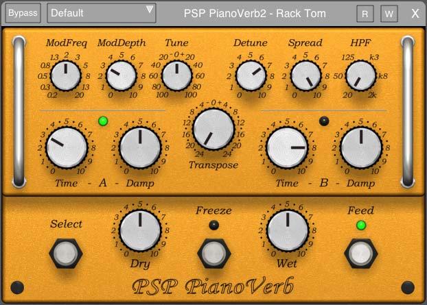 PianoVerb 2 PSP PianoVerb2 is a creative resonant reverb plug-in. It creates its unique sound with twelve resonant filters that mimic the behavior of piano strings.