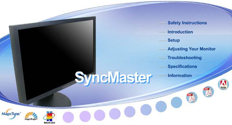 SyncMaster 205BW Install