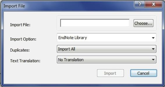 Figure 10: Imported References Window If you want to see the full library, click on All References at the left. 7.