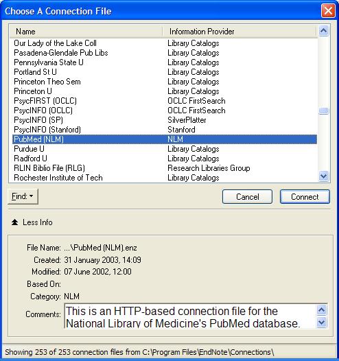 Choose the online database (preferably PubMed NLM) Valid only for selected databases This method is good