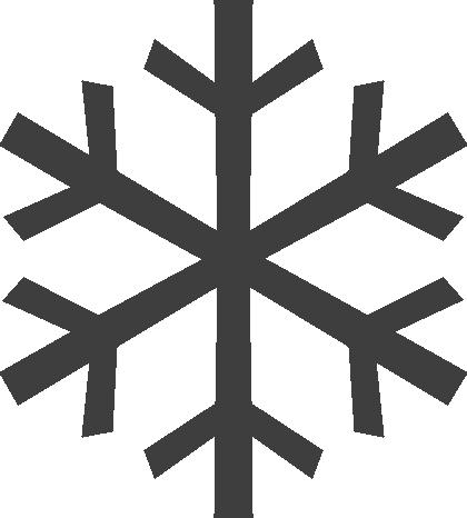 Signs in Context of Use to represent snow flake == Iconic to