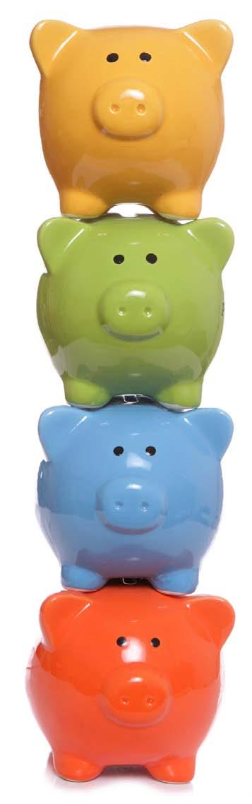 Tip: Place a piggy bank near your front door and drop coins in it every week. As piggy fills, more and more opportunities of all kinds fill the house.