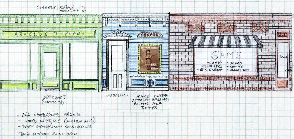 The Setting: Back in 2009, our client began sketching out storefront ideas to bring the concept to life.