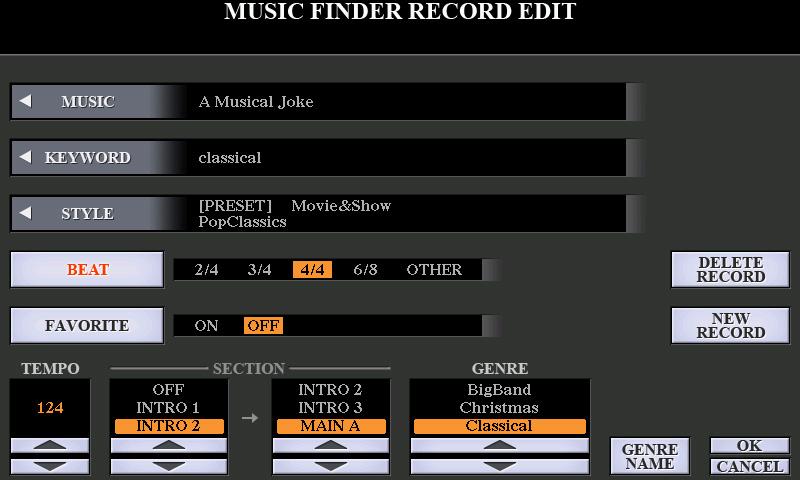 Editing Records You can create your original Record by editing an existing Record. Your edits can be replaced with those of the current Record, or can be saved as a new separate Record.