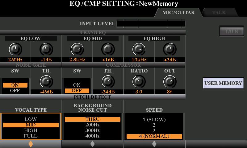 8 Microphone/Guitar Input Contents Making and Saving the Microphone/Guitar Settings (EQ/CMP)..........................90 Saving the Microphone/Guitar Settings.............................................91 MIC/GUITAR Page.