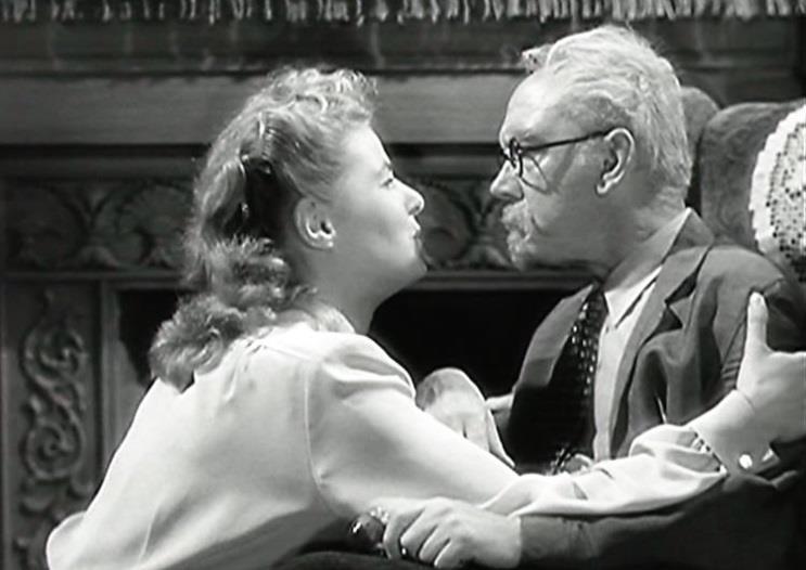One of the visuals that Hitchcock uses to convey the dual nature of the character is to portray Constance with her glasses on when she is in the role of the psychiatrist and