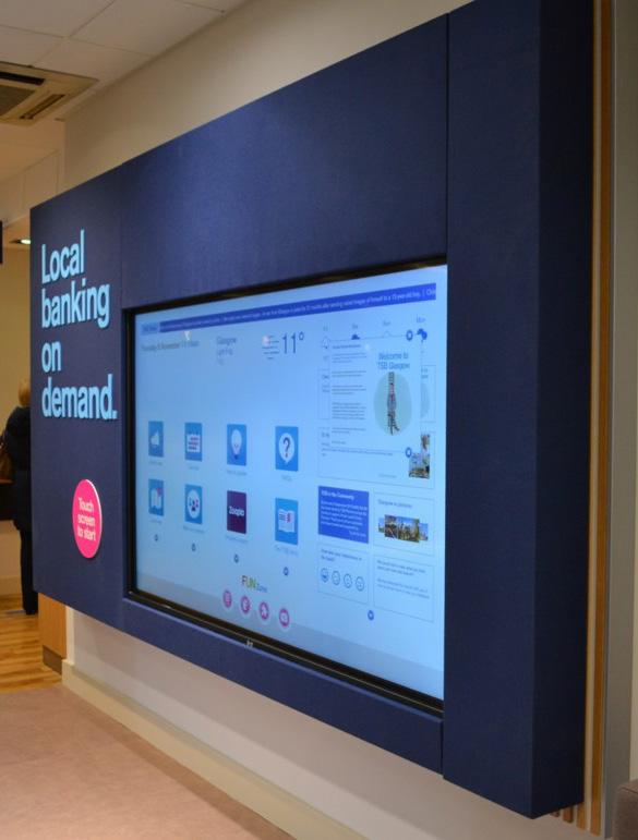 Interactive Touch Screens Touch screens can be used for product catalogs, surveys, guidance, information, maps, games, online stores, and entertainment.