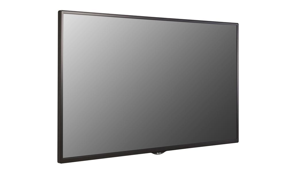 Basic Screens Landscape & Portrait Professional digital signage screens are suitable for 24/7 use, and can be installed either portrait or landscape.
