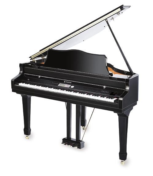 PLAYER PIANO VGP3000 The VGP3000 is a player grand piano with moving keys and SMF player with an SD card.