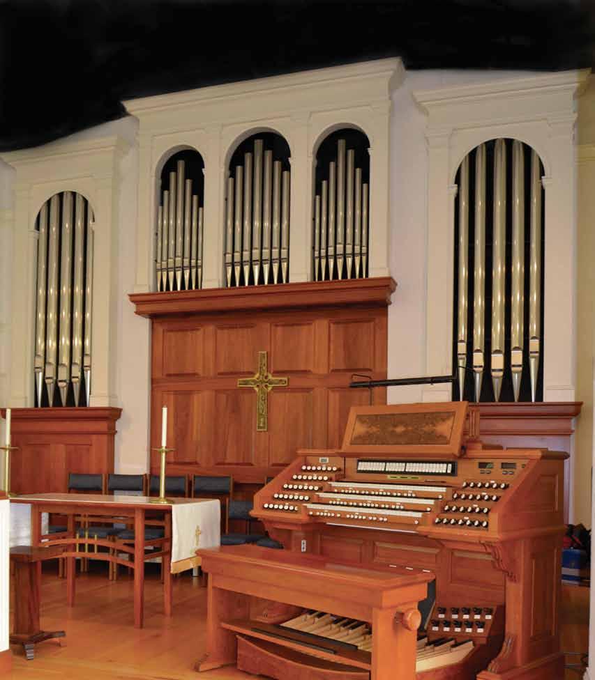 pipework Voicing and pipework are the most integral parts of any fine pipe organ. The very reason that discriminating clients choose a pipe organ is due to their refined, elegant, yet powerful sounds.
