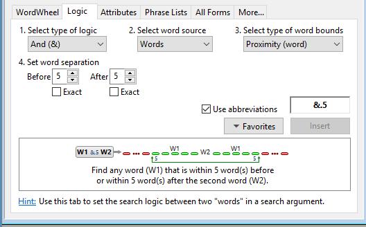Search Tools Search options o All Forms, 1 or o Ignore Case, Ignore Type, Ignore Diacritics Search identifies the book or books to search. Word list identifies the type of content (e.g., text, headings) to search.