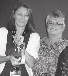 Member Services Award: Kathy Ostberg, presented by Kathy Feldmann